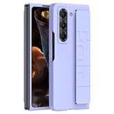Wristband Phone Case for Samsung Galaxy Z Fold Special / Z Fold 6 Slim / W25 Rubberized Hard PC Mobile Cove - TechGearPal